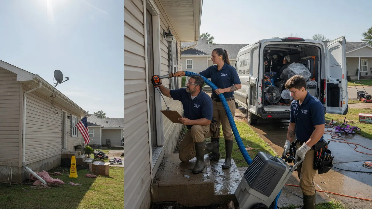 Ceiling Water Damage Restoration in Brandon, WI near me
